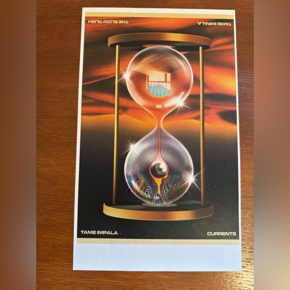 Tame Impala - The slow rush x Currents Poster